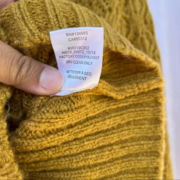 NWT For Love & Lemons Francois V Neck Pointelle XS - Picture 6 of 7